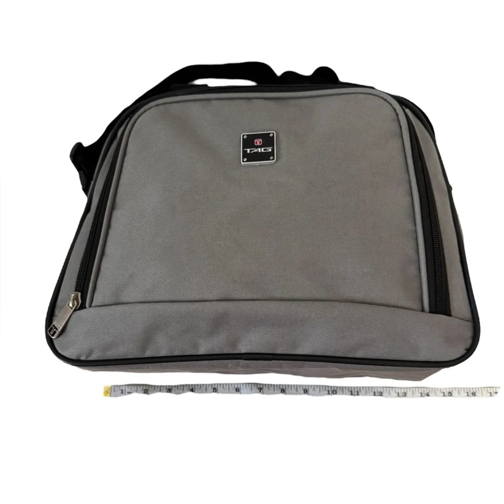 Tag Heuer Overnight Weekender‎ Travel Shoulder Bag Gray Black